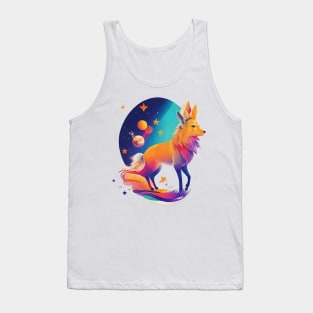 Starry Bonds - Exploring the Ethereal Realm of Cosmic Animals Tank Top